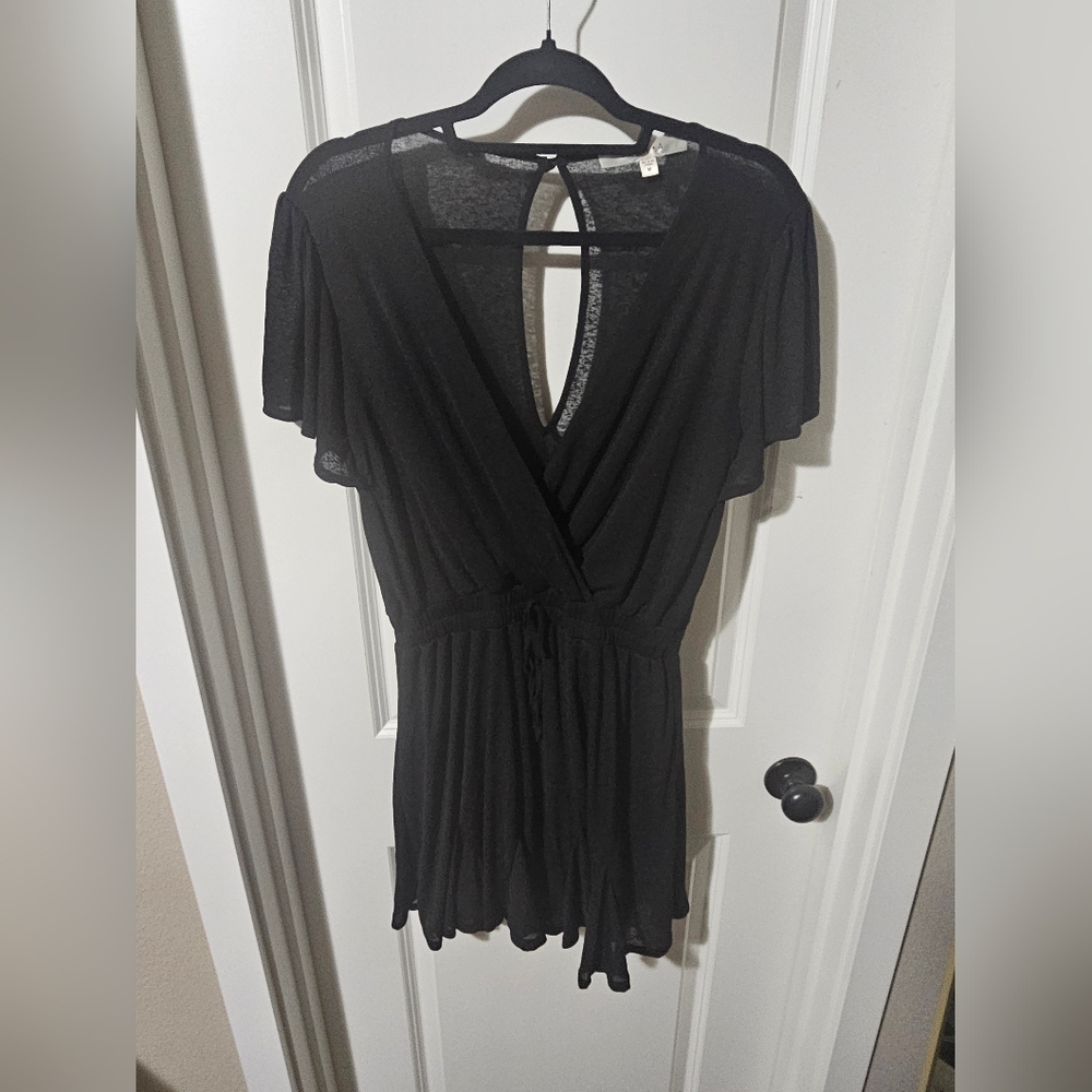Row A Elegant Black Women's dress